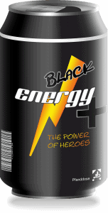 A can of energy drink